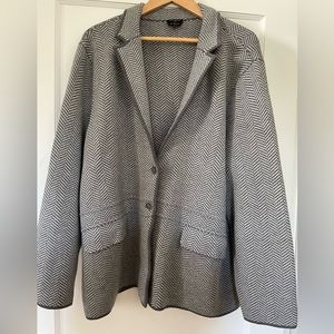 Classic heavy knit Talbots blazer